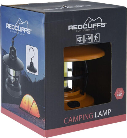 Latarka lampa camping baterie Redcliffs miodowy