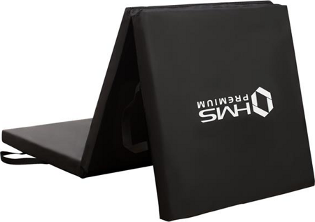 Materac gimnastyczny składany Hms Premium MGS02 1800x600 mm czarny