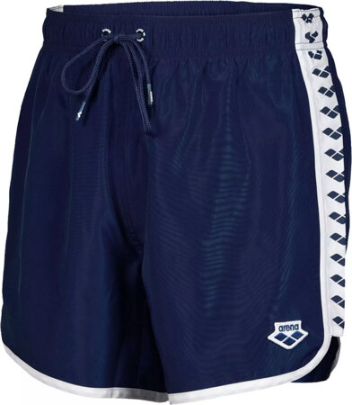 Męskie szorty Arena M ICONS TEAM STRIPE BOXER navy-white rozmiar XXL