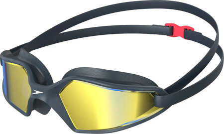 Okularki pływackie Speedo Hydropulse Mirror Gog Au navy/oxid grey/phoenix red/gold