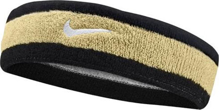 Opaska na głowę Nike Swoosh czarno-złota N0001544055OS