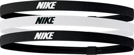 Opaski na włosy Nike Hairbands 3 szt czarna, biała, czarna N1004529036OS