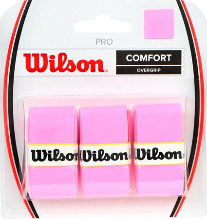 Owijka Wilson Pro Comfort Overgrip różowy 3szt WRZ4014PK