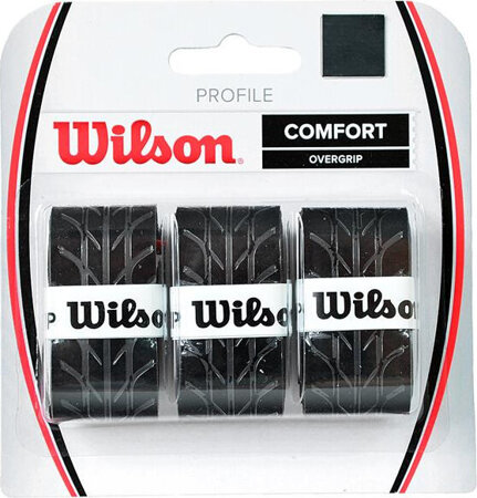 Owijka Wilson Profile Comfort Overgrip czarna 3szt WRZ4025BK