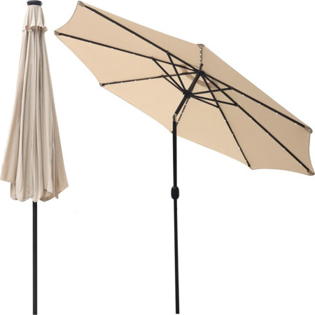 Parasol ogrodowy z oświetleniem led coccora Saska Garden 300 x 245 cm