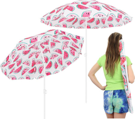 Parasol plażowo balkonowy 160cm arbuz 1048789 