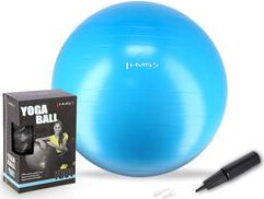 Piłka gimnastyczna fitness HMS yb01n 75cm azure