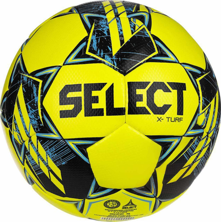 Piłka nożna Select X-Turf 5 v23 FIFA Basic żółto-niebieska 17785