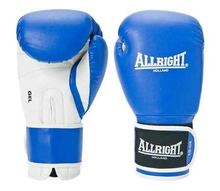 Rękawice bokserskie Allright Power Gel 12 OZ niebieskie