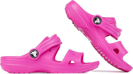 Sandały dla dzieci Crocs Classic Kids Sandals T różowe 207537 6UB