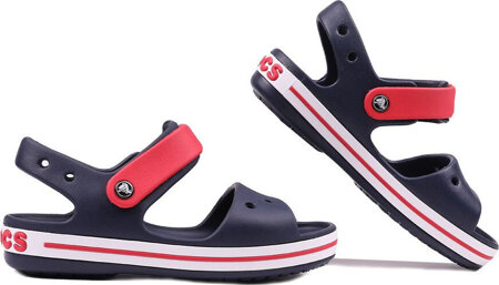 Sandały dla dzieci Crocs Crocband Sandal Kids granatowo czerwone 12856 485