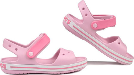 Sandały dla dzieci Crocs Crocband Sandal Kids różowe 12856 6GD