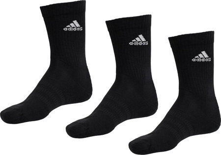 Skarpety adidas Cushioned Crew Socks 3P czarne IC1310