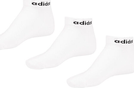 Skarpety adidas Linear Ankle Socks Cushioned Socks 3p białe HT3457