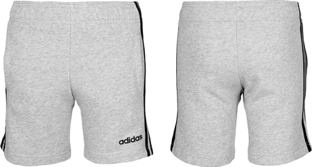 Spodenki dla dzieci adidas Essentials 3 Stripes Knit Short szare DV1797