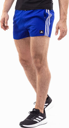 Spodenki szorty kąpielowe męskie adidas 3-Stripes CLX Swim Shorts niebieskie IS2057