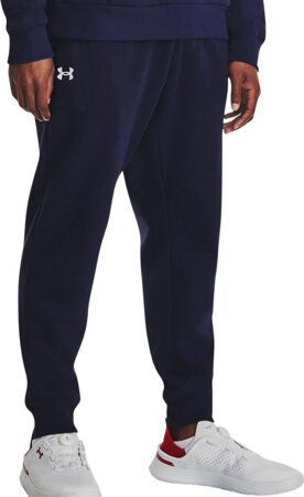 Spodnie męskie Under Armour Rival Fleece Joggers granatowe 1379774 410