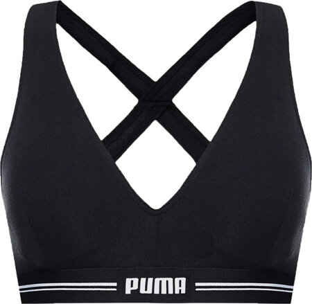 Stanik sportowy damski Puma Cross-Back Padded Top 1p czarny 938191 01