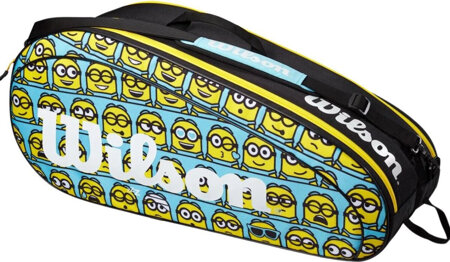 Torba tenisowa Wilson Minions 2.0 Team 6PK niebiesko-żółto-czarna WR8020201001