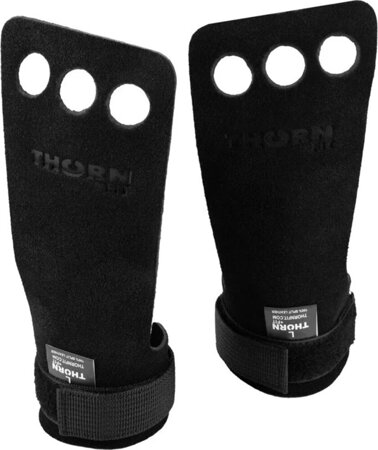 Uchwyty ochraniacze dłoni kulturystyczne na siłownie Thorn Fit Gym Protect Grips 2.0 Pro czarne