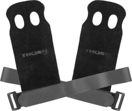 Uchwyty ochraniacze dłoni kulturystyczne na siłownie Thorn Fit Gym Protect Grips czarne