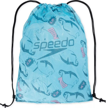 Worek Speedo PRINTED MESH BAG AU light adriatic/nordic teal/flamingo pink