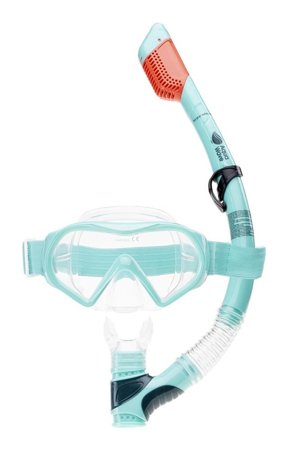 Zestaw do nurkowania maska+fajka Aquawave Hairly set turkusowy