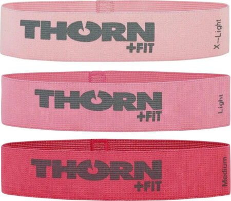 Zestaw gum do ćwiczeń Thorn Fit Lady resistance textile band set 3 szt.