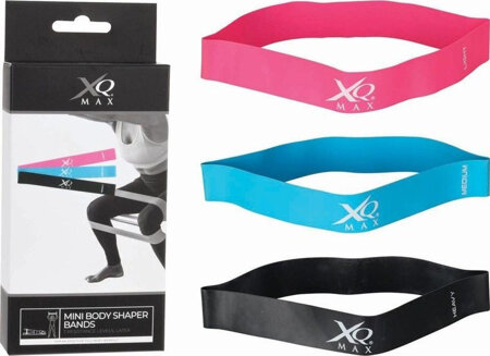 Zestaw gum do ćwiczeń fitness crossfit mini band 3w1 Xqmax  