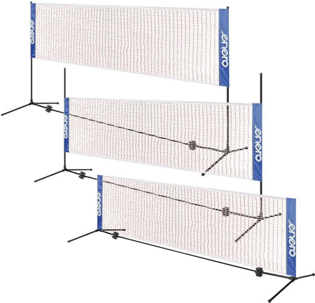 Zestaw regulowany do badmintona tenisa siatkówki 3w1 